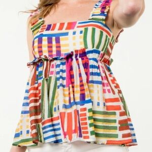 THML Smocked Lined Tank